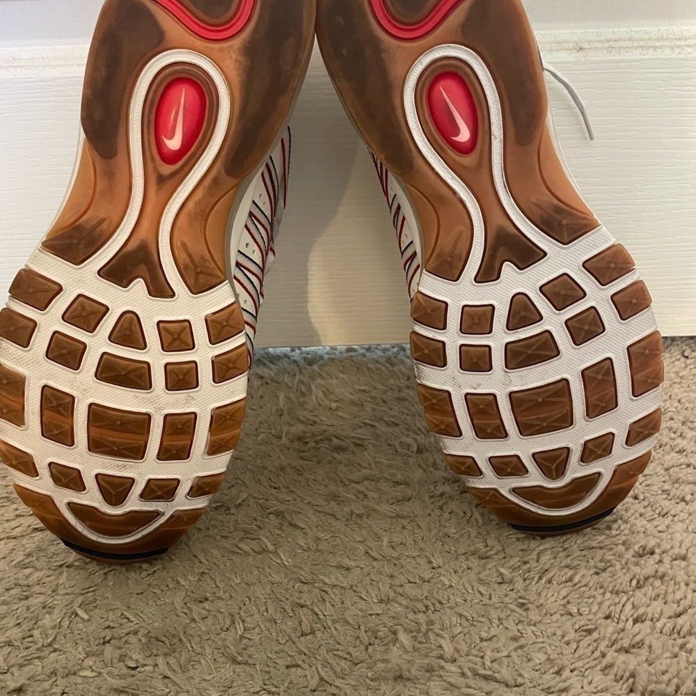 Nike Air Max 97 Haven x CLOT Royal Red 2019 Size 11.5  Excellent Condition - Picture 8 of 9